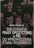 Bibliografia prasy opozycyjnej w PRL do wprowadzenia stanu wojennego