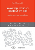 Koncepcja jedności kościoła w 1 Kor