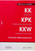 Edycja Karna. Kodeks karny. Kodeks postępowania karnego. Kodeks karny wykonawczy. 15 innych aktów prawnych