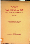 Żywot św Romualda 1927 r.