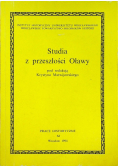 Studia z przeszłości Oławy