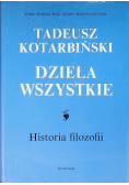 Kotarbiński dzieła wszystkie historia filozofii