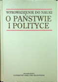 Wprowadzenie do nauki o państwie i polityce