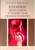 Rzymskie prawo karne w reskryptach cesarza Hadriana