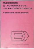 Macierze w automatyce i elektrotechnice