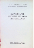 Kwartalnik Historii kultury materialnej rok XI Nr 1/1963