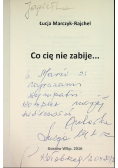 Co cię nie zabije
