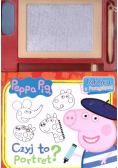 Peppa Pig. Tablica z pomysłami. Czyj to portret?
