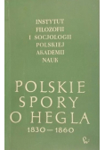 Polskie spory o Hegla 1830 - 1860