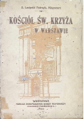 Kościół św Krzyża w Warszawie 1920 r