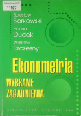 Ekonometria Wybrane zagadnienia