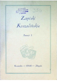 Zapiski Koszalińskie. Zeszyt 1