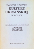 Pamiątki i zabytki kultury ukraińskiej w Polsce