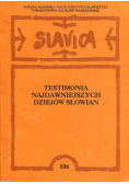 Testimonia najdawniejszych dziejów słowian 106