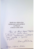 Społeczno - edukacyjna działalność szkół polskich na Warmii w latach 1918 – 1939