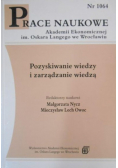 Pozyskiwanie wiedzy i zarządzanie wiedzą
