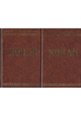 Koran Tom I i II Reprint z 1858 r.