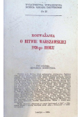 Rozważania o bitwie warszawskiej 1920-go roku