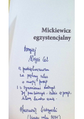 Mickiewicz egzystencjalny