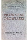 Prywatne obowiązki