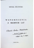 Wspomnienia z młodych lat