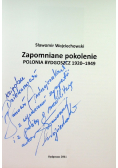 Zapomniane pokolenie polonia Bydgoszcz 1920 1949 plus autograf