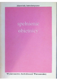 Spełnienie obietnicy