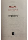 Mszał z czytaniami niedziele uroczystości święta dni powszednie