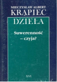 Krąpiec dzieła Tom XVI Suwerenność czyja?