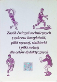 Zasób ćwiczeń technicznych z zakresu koszykówki piłki ręcznej siatkówki i piłki nożnej dla celów dydaktycznych