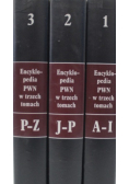 Encyklopedia PWN w trzech tomach Tom 1 do 3