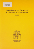 Materiały do ćwiczeń z historii wychowania Część 1