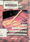 Lean management w restrukturyzacji przedsiebiorstwa