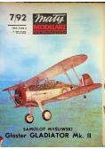 Mały modelarz nr 7 Samolot myśliwski Gloster Gladiator Mk II