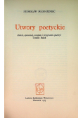 Utwory poetyckie