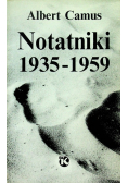 Camus Notatniki 1935 - 1959