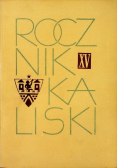 Rocznik Kaliski Tom XV