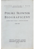 Polski słownik biograficzny Tom XIII