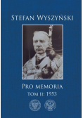 Pro memoria Tom 2 1953