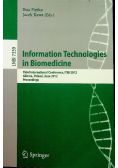Information Technologies in Biomedicine