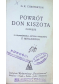 Powrót Don Kiszota 1928 r.