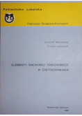 Elementy rachunku tensorowego w zastosowaniach