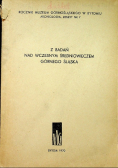 Z badań nad wczesnym średniowieczem Górnego Śląska