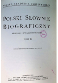 Polski Słownik Biograficzny Tom III