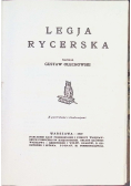 Legja rycerska 1919 r.