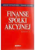 Finanse spółki akcyjnej