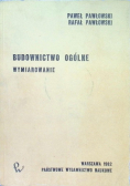Budownictwo Ogólne Wymiarowanie