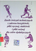 Zasób ćwiczeń technicznych z zakresu koszykówki piłki ręcznej