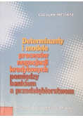 Determinanty i modele procesów negocjacji kredytowych pomiędzy bankiem a przedsiębiorstwem