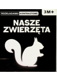 Rozkładanki kontrastowe Nasze zwierzęta
